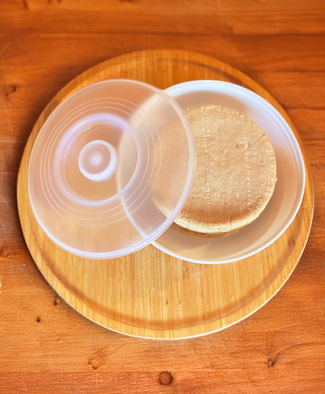Tortillero de Plastico con tapa 10 Piezas