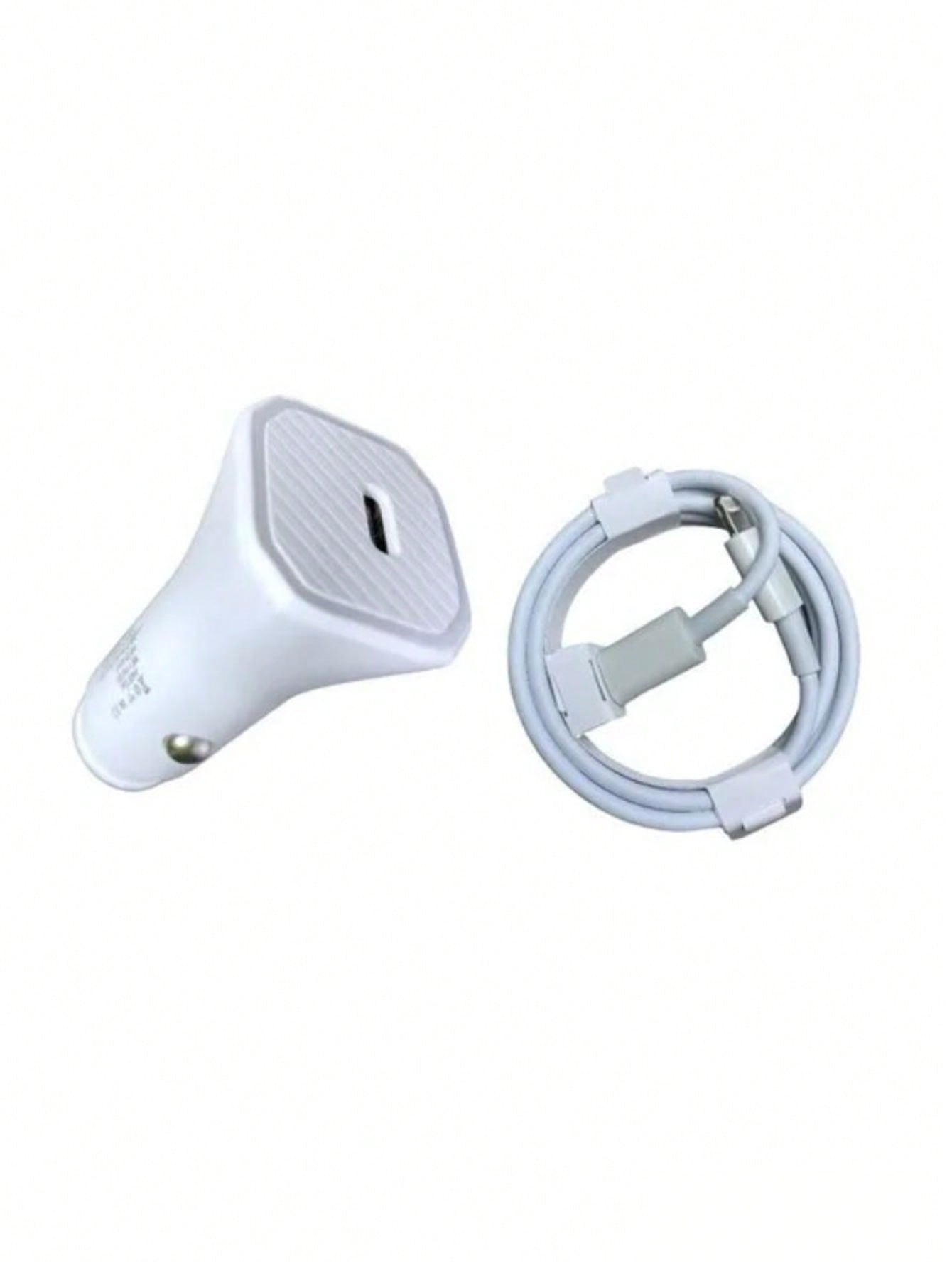 Cargador Para Vehículo IP 20w C/ Cable Lightning
