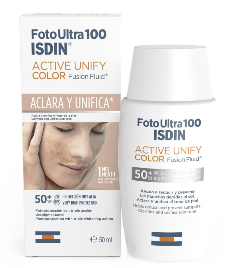 Fotoultra 100 Isdin Active Unify Fusion Fluid 50+ Color 50Ml