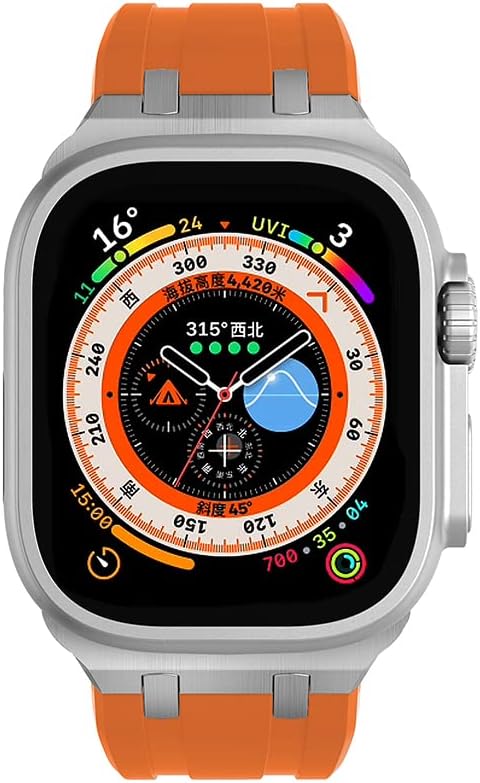 Watch Ultra con correa resistente color