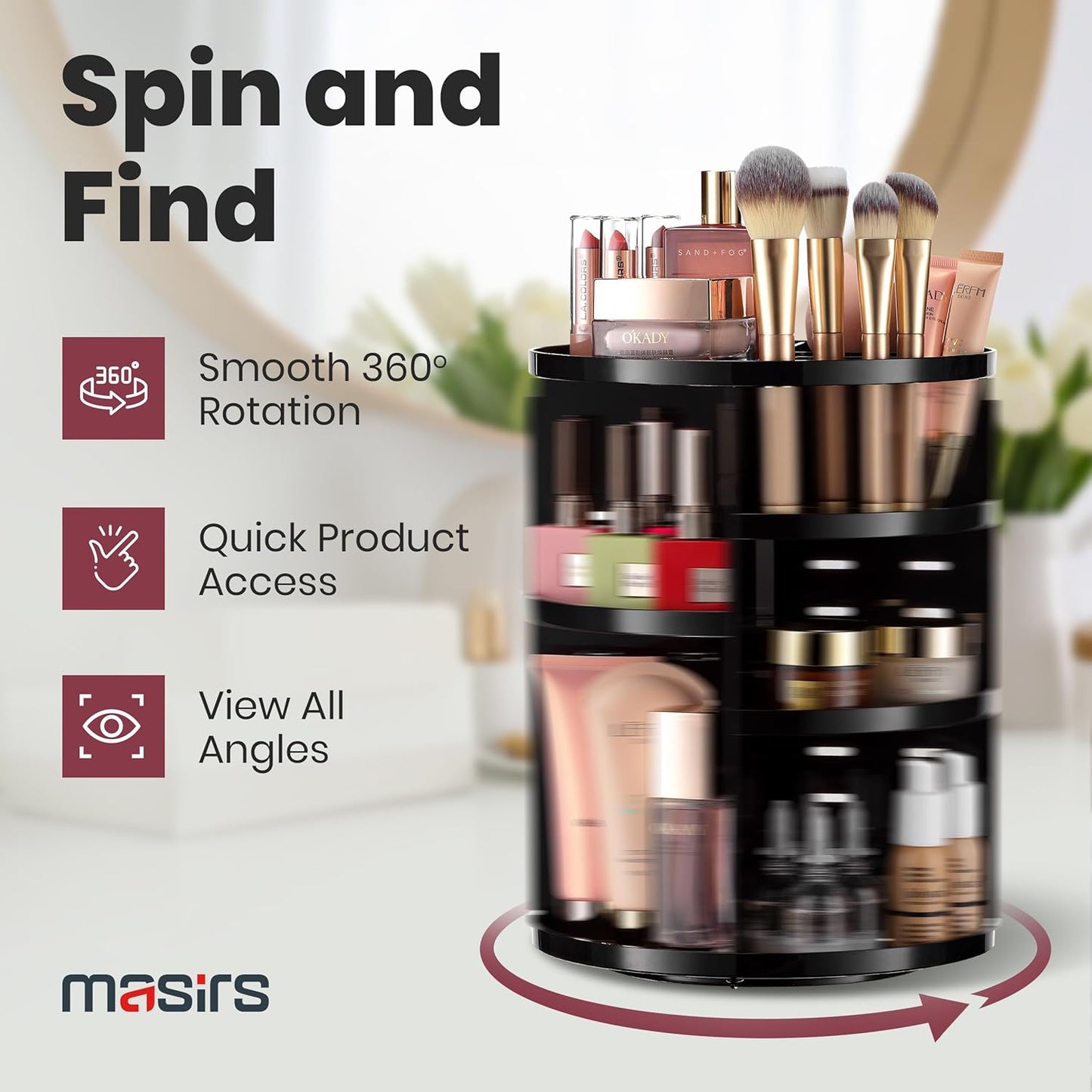 ORGANIZADOR DE MAQUILLAJE