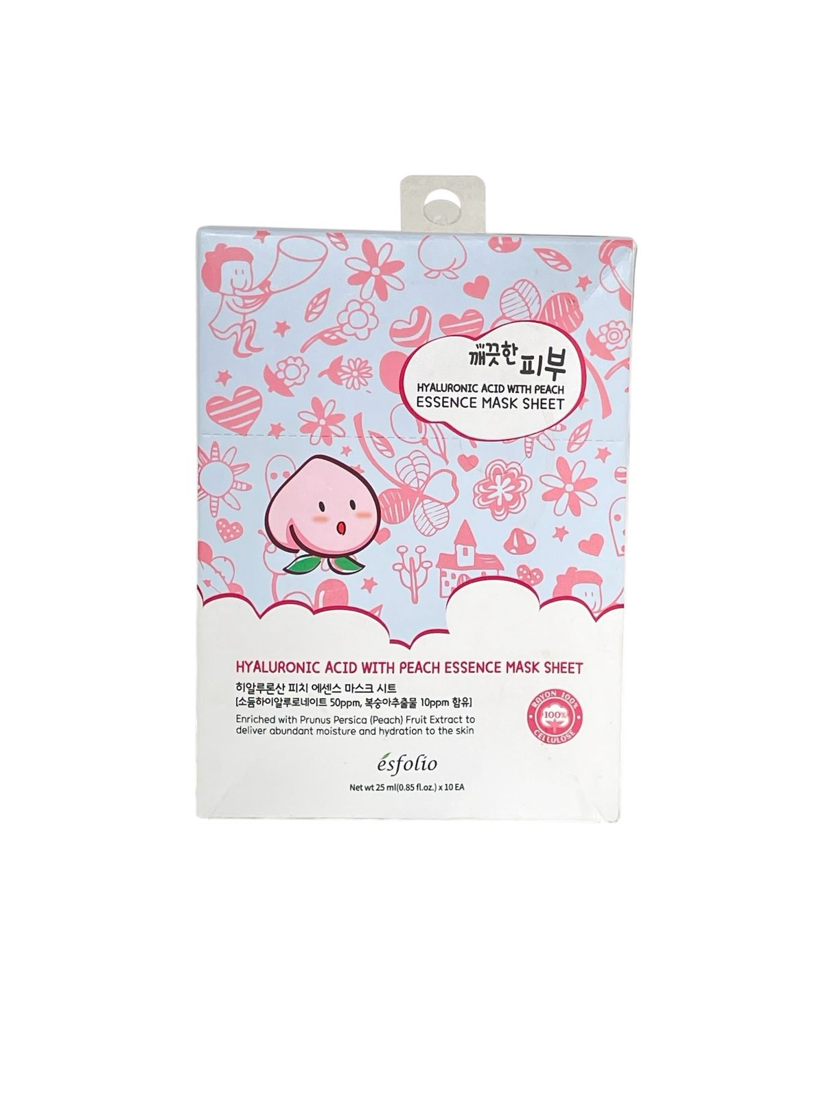 Mascarillas Faciales Esfolio en Caja con 10 Piezas