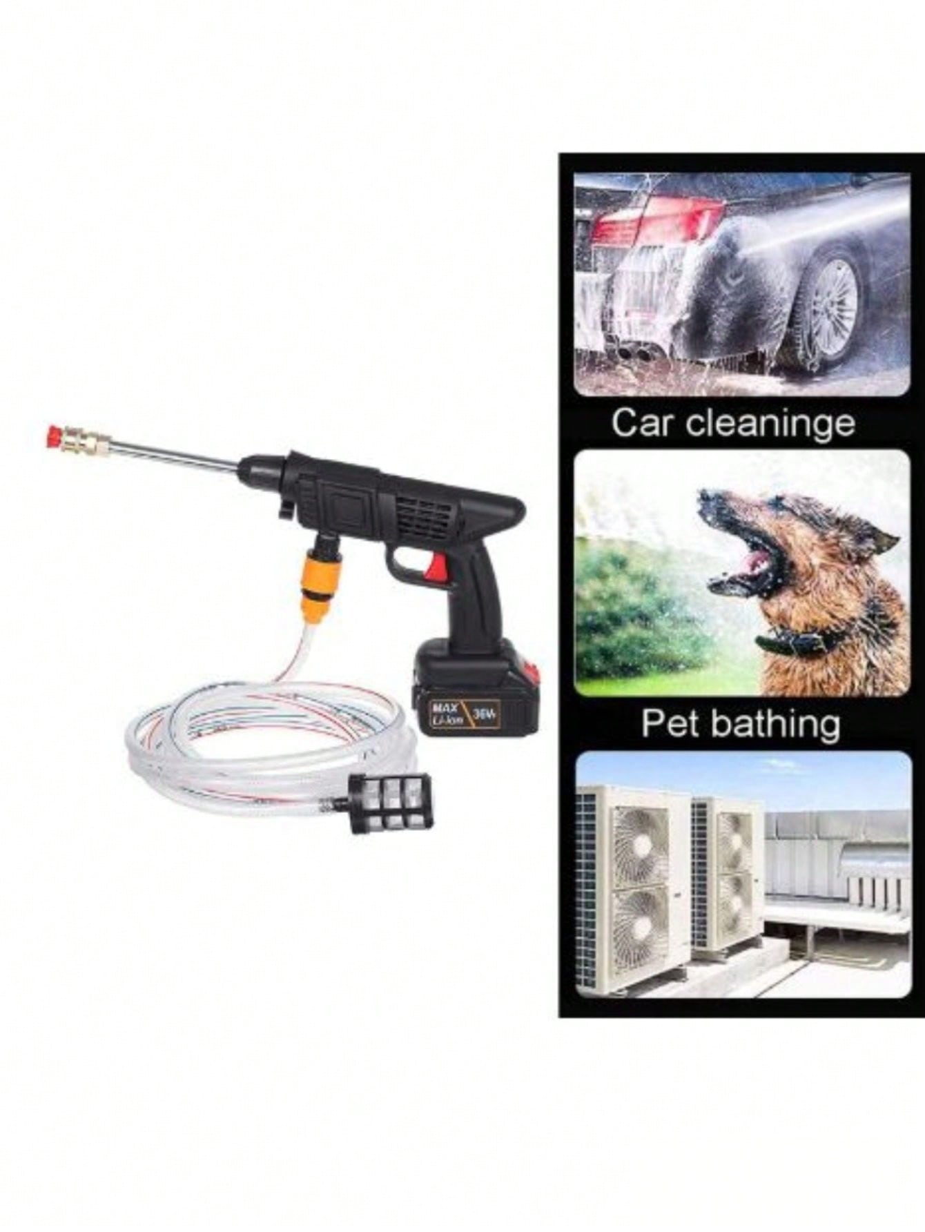 Pistola De Lavado Coche 48v Inalámbrico Alta Presión