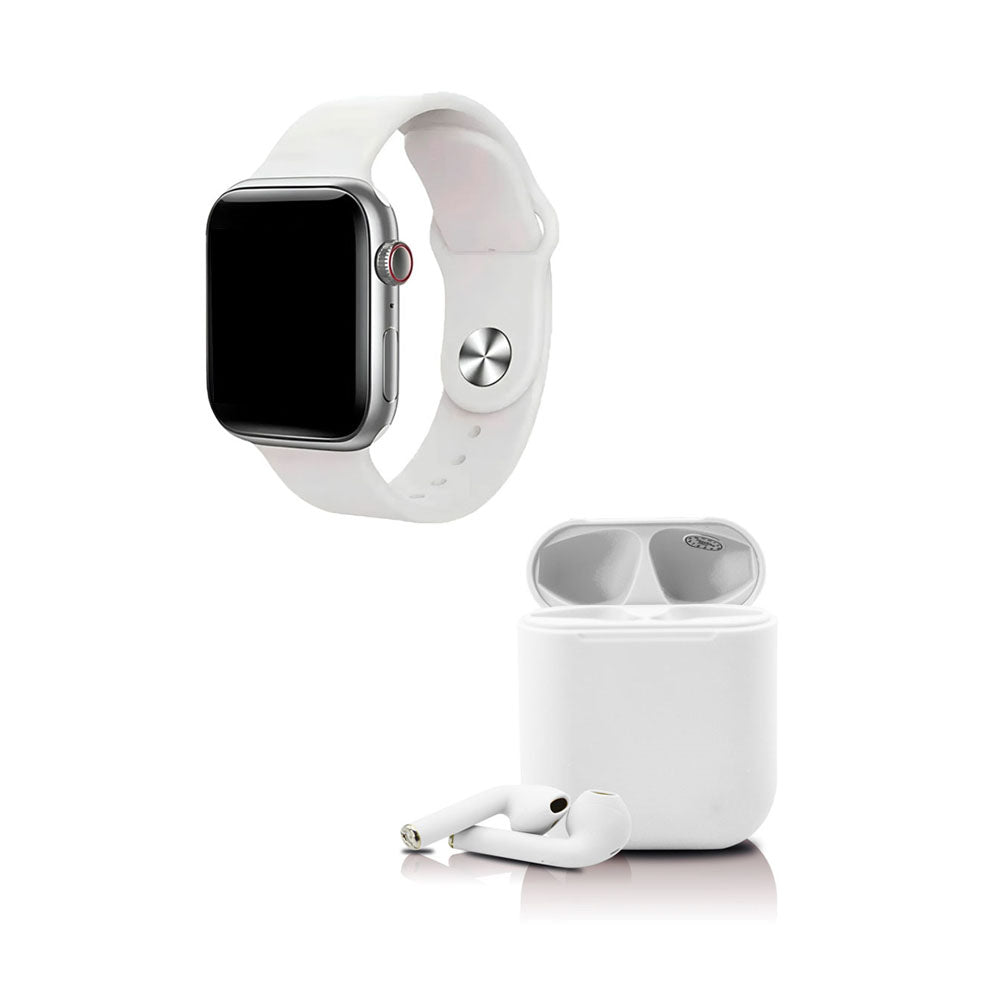 Kit smartwatch t500 y audífonos twins