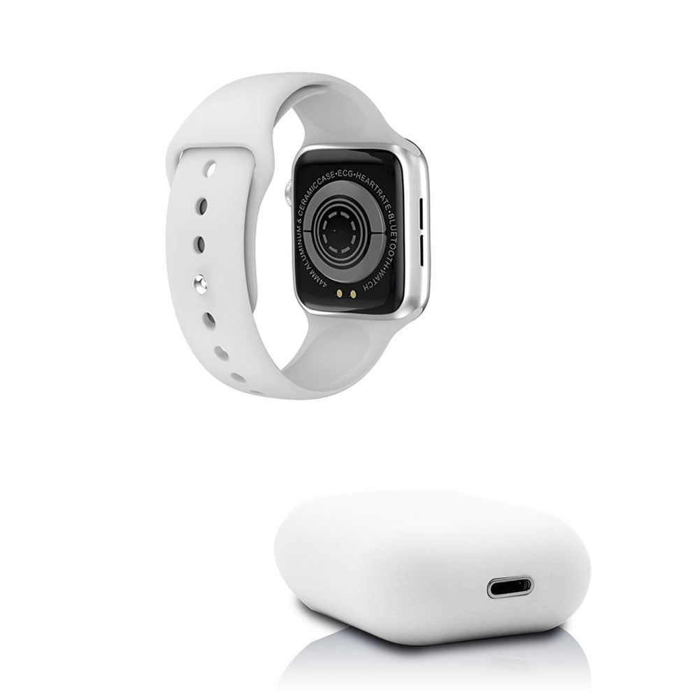 Kit smartwatch t500 y audífonos twins