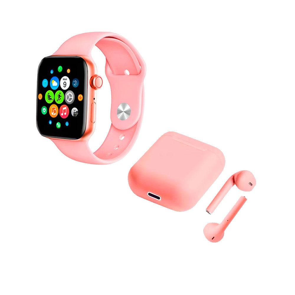 Kit smartwatch t500 y audífonos twins