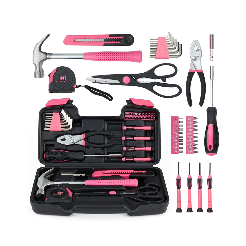 Malétin herramientas básicas rosas